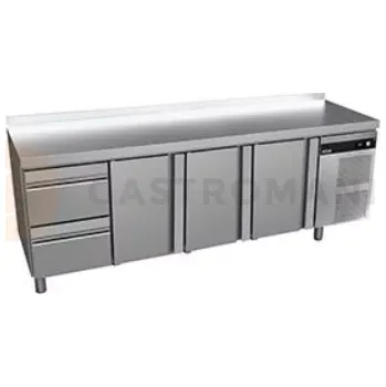 Chladicí stůl 700 mm se zásuvkami GN 1/1 2242x700x850 mm | ASBER, GGTP-7-225-32 SB40 Green Line