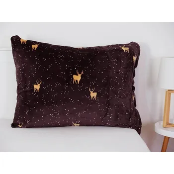 Bytový textil Povlak na polštář mikroplyš 70 × 90 cm – Zarina