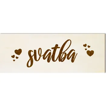 Svatební dekorace Svatební ukazatel srdce Směr: Cedule