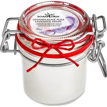 Tělový krém Levandulové pole - voňavé organické bambucké máslo