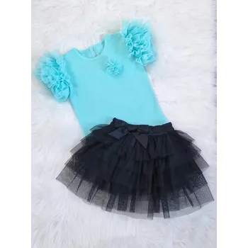 Kojenecké šaty Bambarillo Tylová tutu sukýnka Inez ČERNÁ - 98