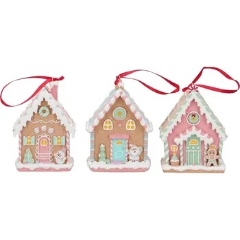 Vánoční ozdoba Tim Stor Mini perníková chaloupka 1ks