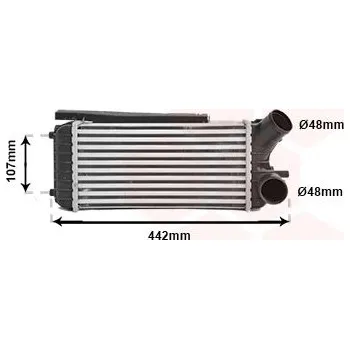 Chladič motoru Chladič turba VAN WEZEL 18004472