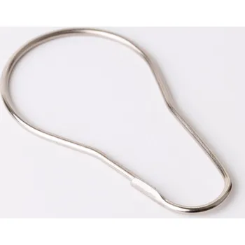 Příslušenství pro záclonu a závěs MKLuzkoviny.cz Kroužky na sprchový závěs - kovové 12 ks