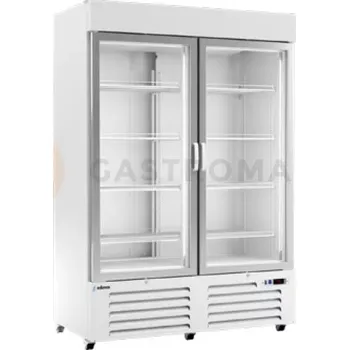 Chladicí vitrína s osvětleným panelem 1376x740x2115 mm | ASBER, APE-952-C HC BL