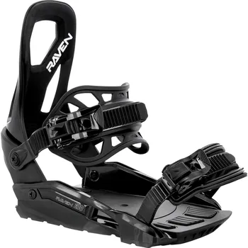 Vázání na snowboard RAVEN Snowboardové vázání Raven S230 L ČERNÁ