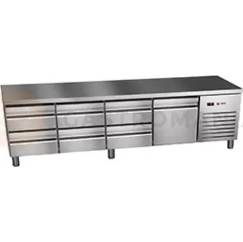 Chladicí stůl 700 mm GN 1/1 - výška 600 mm 2242x700x584 mm | ASBER, ETPB-225-07 HC 90NS Essenzial Line