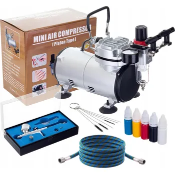 Kompresor Modelářský kompresor Fengda bezolejový 125 W s aerografem BD-130