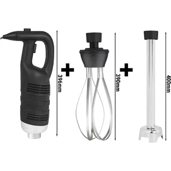 G.Gastro Tyčový mixér vč. mixovací tyče 500 mm & šlehací metly - 850 W - 1 rychlost