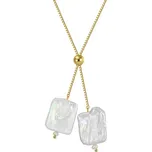 Majya Stříbrný řetízek s přívěskem LENNY pozlacený Ag/; ≤8,22 g 11152