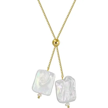 Prsten Majya Stříbrný řetízek s přívěskem LENNY pozlacený Ag/; ≤8,22 g 11152