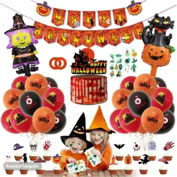 Party dekorace Dekorace - HALLOWEEN - 47 ks (Značka: TCJJ)