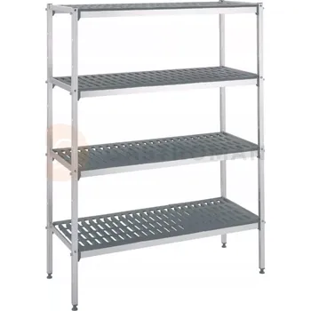 Ložnicová sestava Hliníkový/polyethylenový regál s 5 policemi 3026x600x1750 mm | ASBER, 19106734