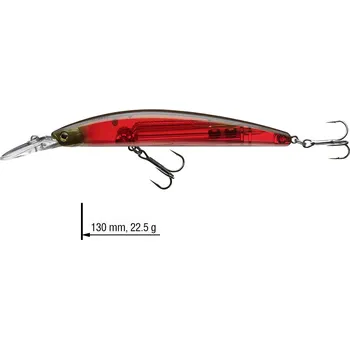 Umělá nástraha Wobler DAIWA Tournament XL Shiner 130F-MR - 13 cm - Lazer Red