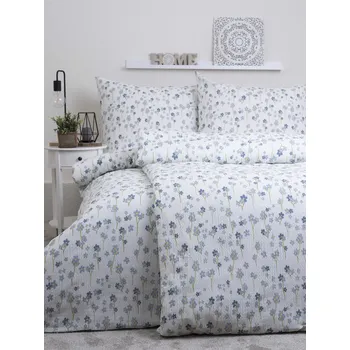 Povlečení Prodloužené krepové povlečení Renforcé - Pomněnky