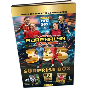 Sběratelská karetní hra Panini FIFA 365 Adrenalyn XL 2025 adventní kalendář