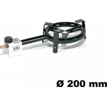 Paella hořák na zemní plyn 20cm, 5 kW, 1-kruhový, Vaello Campos P1320G, vařič (P1320G Paella hořák na GNG s regulací a smaltovanou úpravou, závit G1/2)