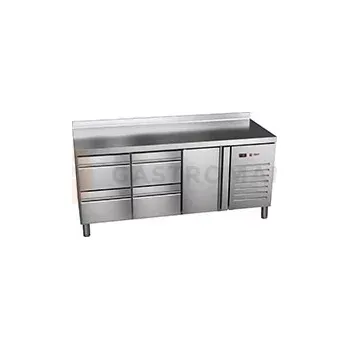 Chladicí stůl 700 mm se zásuvkami GN 1/1 1792x700x850 mm | ASBER, GGTP-7-180-14 SB40 Green Line