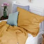 TULULUM Lněné povlečení COMFORT CARAMEL - SADA Složení sady: 140 x 200 cm + 50 x 70 cm