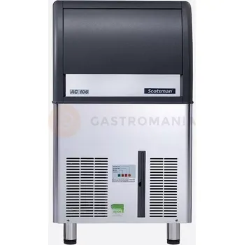 Barová židle Výrobník ledu 531x600x930 mm chlazený vzduchem, kostkový led Gourmet M, L | SCOTSMAN, AC 106