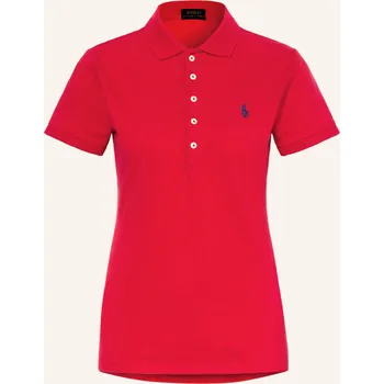 Dámská košile Polo Ralph Lauren Dámská Polokošile Z Piké, červená, 40