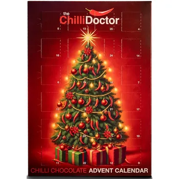 Potravina The ChilliDoctor Chilli čokoládový adventní kalendář 2024 120 g