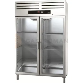 Mrazicí oddíl s prosklenými dveřmi 1400 l GN 2/1 1318x842x2040 mm | ASBER, GCNZ-1402 GD Green Line