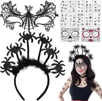 Karnevalová maska Set - HALLOWEEN - DEN MRTVÝCH (Značka: GIUGIO)