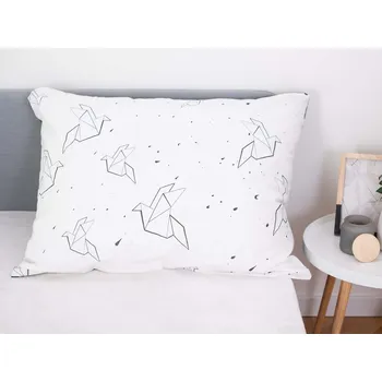 Povlak na dekorativní polštářek Bavlněný povlak na polštář Renforcé 70 × 90 cm - Birds origami
