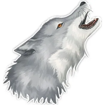 samolepka Samolepka s vlkem