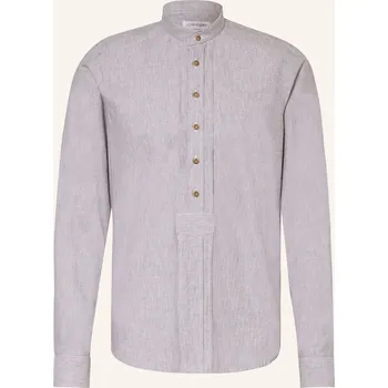 Pánská košile Grasegger Pánská Krojová Košile Kopeke Slim Fit Se Lnem A...