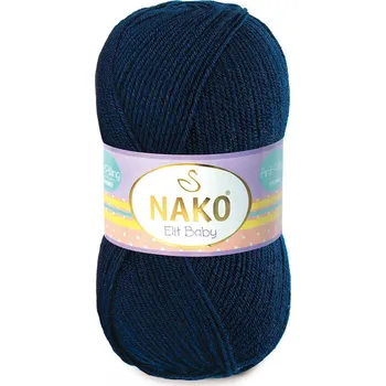 Příze Nako Příze Elit baby 10094 tmavě modrá