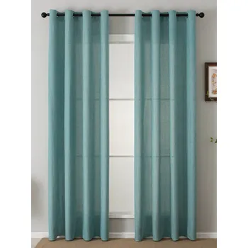 Závěsy Zara mátová – 140 × 180 cm (2 ks)