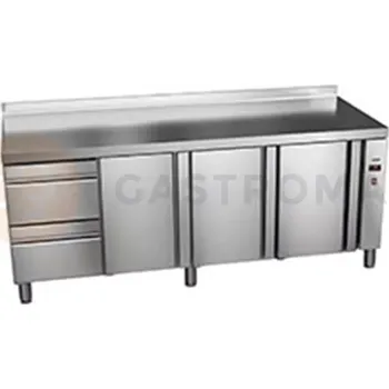 Chladicí stůl 600 mm se zásuvkami bez agregátu 2242x600x850 mm | ASBER, ETP-6-222-32 R HC SB40 Essenzial Line