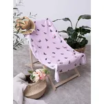 Osuška 70 x 140 cm - Motýlci růžové