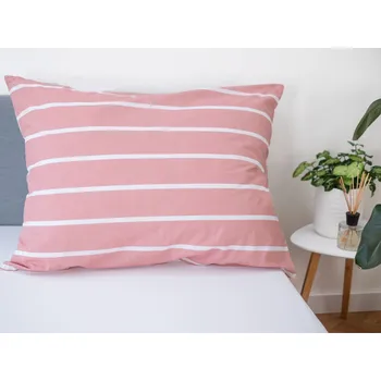 Povlak na dekorativní polštářek Bavlněný povlak na polštář 70 × 90 cm - Kamala růžová