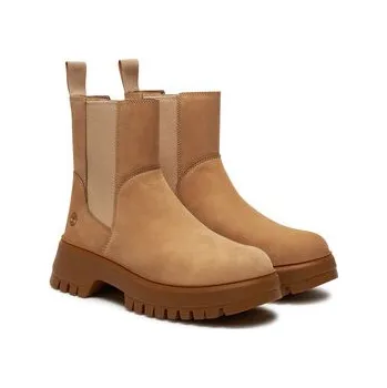 Pánská zimní obuv Kotníková obuv s elastickým prvkem Timberland Mid Pull On Boot TB0A6FCHEN71 Béžová 39_5