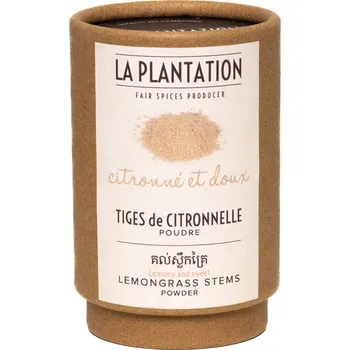Koření La Plantation Citronová tráva (Lemongrass) mletá 50g tubus