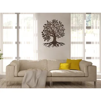 Obraz Li-Go "Dub" strom života bez podsvícení provedení: dub světlý, velikost: 45x55 cm