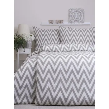 Povlečení MKLuzkoviny.cz Kira fialové 140 x 200, 70 x 90 cm zip