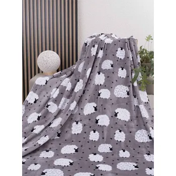 Deka mikroplyš 150 × 200 cm – Ovečky