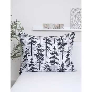 Povlak na dekorativní polštářek Bavlněný povlak na polštář Renforcé 70 × 90 cm – Les