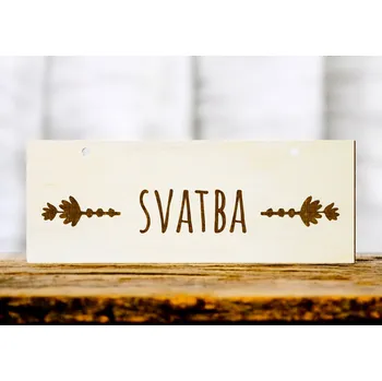 Svatební dekorace Svatební boho ukazatel k zavěšení Směr: Cedule