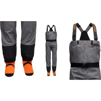 Rybářské oblečení Brodící kalhoty dýchací GRUNDÉNS Vector - LARGE 12-13