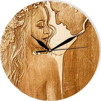 Hodiny Nástěnné hodiny gravírovaná fotografie Varianta: Fotografie na celé hodiny bez ciferníku