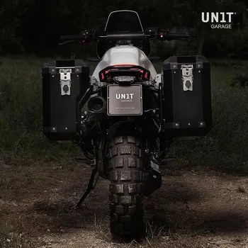 Zavazadlo na motocykl Sada bočních kufrů Unit Garage Atlas 40l a 34l BMW R nineT Urbag GS black