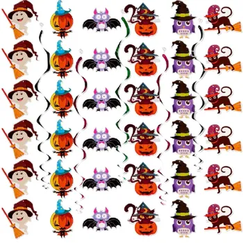 Party dekorace Stropní dekorace - HALLOWEEN - 36 ks (Značka: TWIDDLERS)