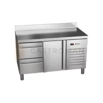 Chladicí stůl 600 mm se zásuvkami 1492x600x850 mm | ASBER, ETP-6-150-04 HC SB40 Essenzial Line