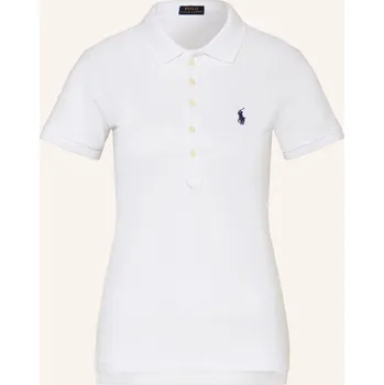 Dámská košile Polo Ralph Lauren Dámská Polokošile Z Piké, bílá, 36