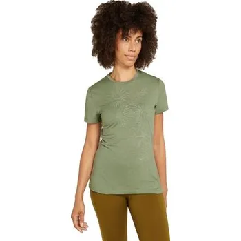 Dámské tričko Triko ICEBREAKER W MER 150 TECH LITE SS T WINTER FLO Lady velikost M